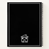 Aangepaste Logo voor onroerend goed Realtor-promot Notitieboek (Achterkant)