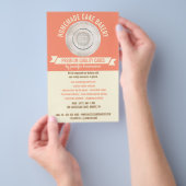 Aangepaste Logo voor Oranje geel koken Flyer (Hand)