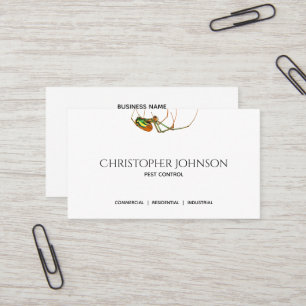 Aangepaste Logo voor professionele controle op de  Visitekaartje