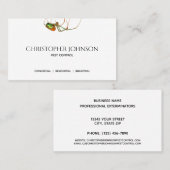 Aangepaste Logo voor professionele controle op de  Visitekaartje (Voorkant / Achterkant)