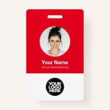 Aangepaste Logo voor Ronde Foto van werknemer