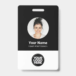 Aangepaste Logo voor Ronde Foto van werknemer Badge