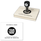 Aangepaste Logo voor schrijfmachines, naam, websit Rubberstempel (Gestempeld)