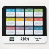 Aangepaste Logo voor speciale acties 2024-agenda Muismat (Voorkant)