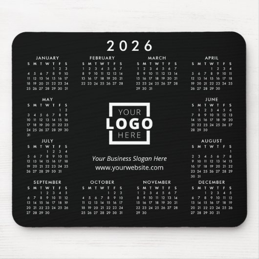 Aangepaste Logo voor speciale acties 2024-agenda Muismat (Voorkant)