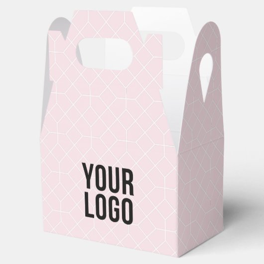 Aangepaste logo voor speciale acties voor bedrijve bedankdoosjes (Geopend)