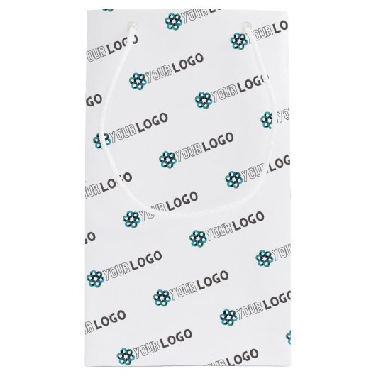 Aangepaste Logo voor speciale acties voor bedrijve Klein Cadeauzakje (Achterkant)