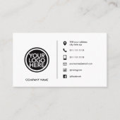 Aangepaste Logo voor speciale acties voor bedrijve Visitekaartje (Voorkant)