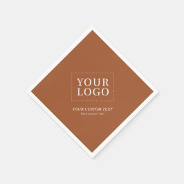 Aangepaste Logo voor Terracotta Branded Servet