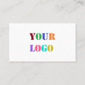 Aangepaste Logo voor uw bedrijf Aangepaste special Contactkaartje (Achterkant)