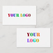 Aangepaste Logo voor uw bedrijf Aangepaste special Contactkaartje (Voorkant / Achterkant)