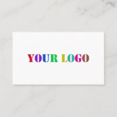 Aangepaste Logo voor uw bedrijf Aangepaste special Contactkaartje (Voorkant)