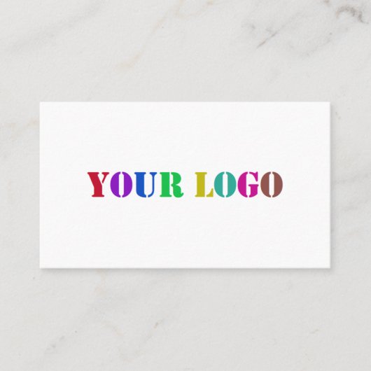 Aangepaste Logo voor uw bedrijf Aangepaste special Contactkaartje (Voorkant)
