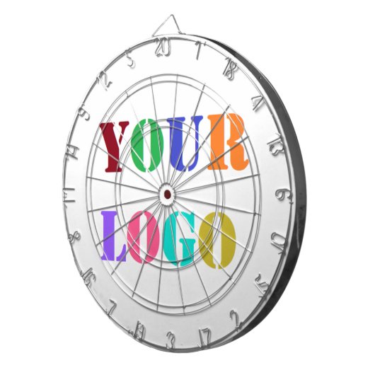 Aangepaste Logo voor uw bedrijf Aangepaste special Dartbord (Voorkant Rechts)