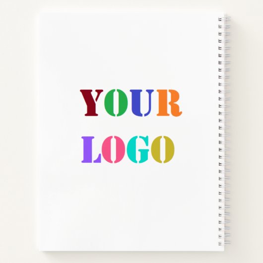 Aangepaste Logo voor uw bedrijf Aangepaste special Notitieboek (Achterkant)