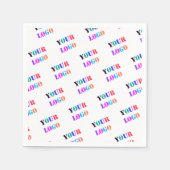 Aangepaste Logo voor uw bedrijf Aangepaste special Servet (Voorkant)