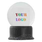 Aangepaste Logo voor uw bedrijf Aangepaste special Sneeuwbol (Achterkant)