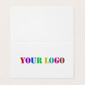 Aangepaste Logo voor uw bedrijf Aangepaste special Visitekaartje (Buitenkant ongevouwen)