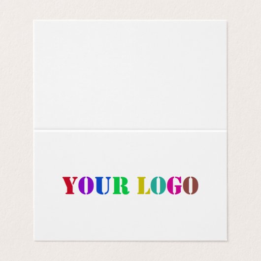 Aangepaste Logo voor uw bedrijf Aangepaste special Visitekaartje (Buitenkant ongevouwen)