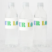 Aangepaste Logo voor uw bedrijf Aangepaste special Waterfles Etiket (Flessen)