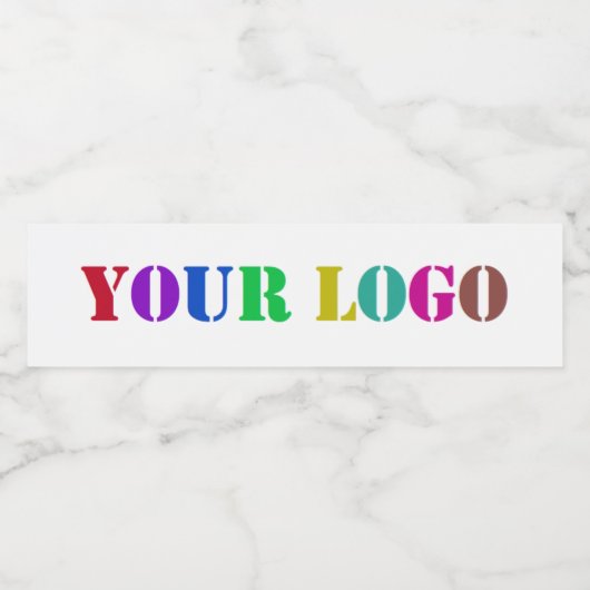 Aangepaste Logo voor uw bedrijf Aangepaste special Waterfles Etiket (Enkel label)