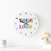 Aangepaste Logo voor uw bedrijf - Bevorderde wandk Grote Klok (Huis)