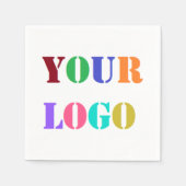 Aangepaste Logo voor uw bedrijf - Promotiemateriaa Servet (Voorkant)