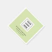 Aangepaste Logo voor zakelijke evenementen Papier  Servet (Hoek)