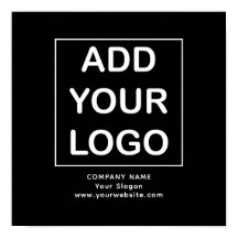 Aangepaste Logo voor zwart-witbedrijf