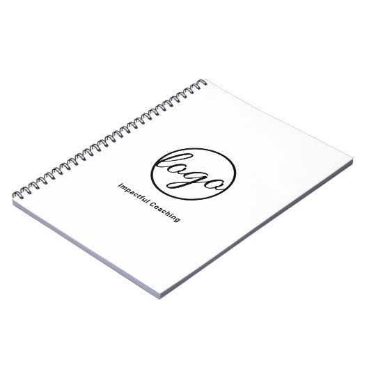 Aangepaste Logo voor zwart-witgebruikers Notitieboek (Linkerzijde)