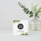 Aangepaste logo vrouwelijke minimalistische logo c vierkante visitekaartje (Staand voorkant)