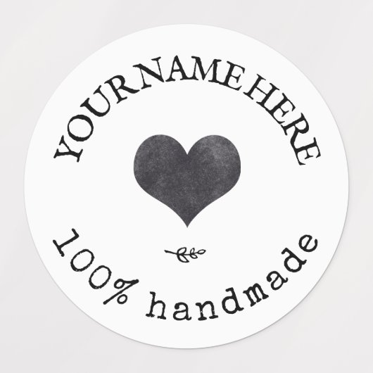 Aangepaste logo waterdichte voedseletiketten labels (Design 1)