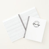 Aangepaste logo website conferentie spullen notitieboek (Binnen)