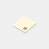 Aangepaste Logo & Website Info Geel Post-it® Notes (Schuin)