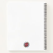 Aangepaste Logo, Website, Naam, Wit Notitieboek (Achterkant)