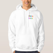 Aangepaste Logo Website Promotie Business Hoodie (Voorkant)