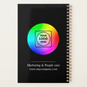 Aangepaste Logo Wekelijkse Maandelijkse Promo Plan Planner (Achterkant)
