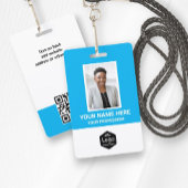 Aangepaste Logo werknemer foto gepersonaliseerd bl Badge