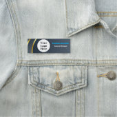 Aangepaste Logo werknemer Magnetic of Safety Pin Naamplaatje (In situ)