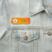 Aangepaste Logo werknemer Magnetic of Safety Pin Naamplaatje (In situ)