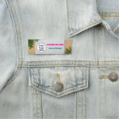 Aangepaste Logo werknemer Magnetic of Safety Pin Naamplaatje (In situ)