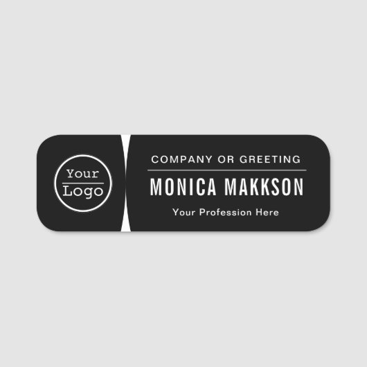 Aangepaste Logo werknemer Magnetic of Safety Pin Naamplaatje (Voorkant)