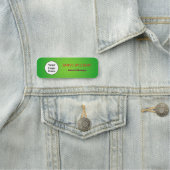 Aangepaste Logo werknemer Magnetic of Safety Pin Naamplaatje (In situ)