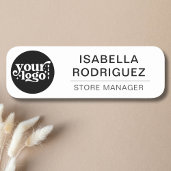 Aangepaste Logo werknemer Magnetic of Safety Pin Naamplaatje