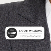 Aangepaste Logo werknemer Magnetic of Safety Pin Naamplaatje