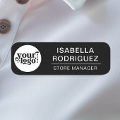 Aangepaste Logo werknemer Magnetic of Safety Pin Naamplaatje