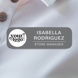 Aangepaste Logo werknemer Magnetic of Safety Pin Naamplaatje