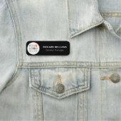 Aangepaste Logo werknemer Magnetic of Safety Pin Naamplaatje (In situ)