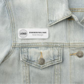 Aangepaste Logo werknemer Magnetic of Safety Pin Naamplaatje (In situ)