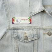 Aangepaste Logo werknemer Magnetic of Safety Pin Naamplaatje (In situ)